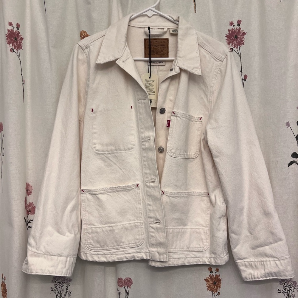 Levi's Women's Off-White Utility Jacket NWT